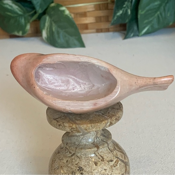 Kisii Soapstone Carved FISH Figurine Stone Big Mouth Bass Carving Animal Figure - Picture 12 of 16